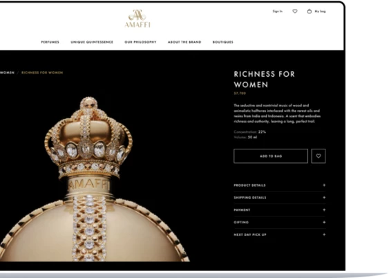 <p>Amaffi Luxury Perfumes &mdash; Sylius-based eCommerce shop development case study</p>