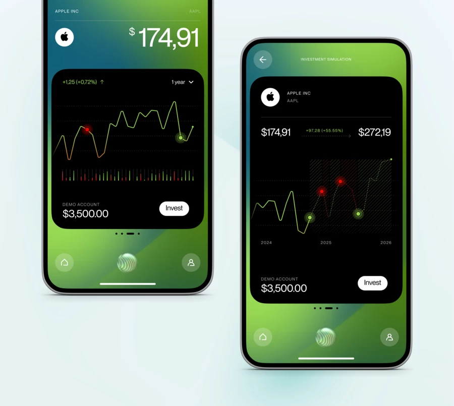 AI in Banking UX Design: AI-powered Virtual Financial Simulation within The App Interface